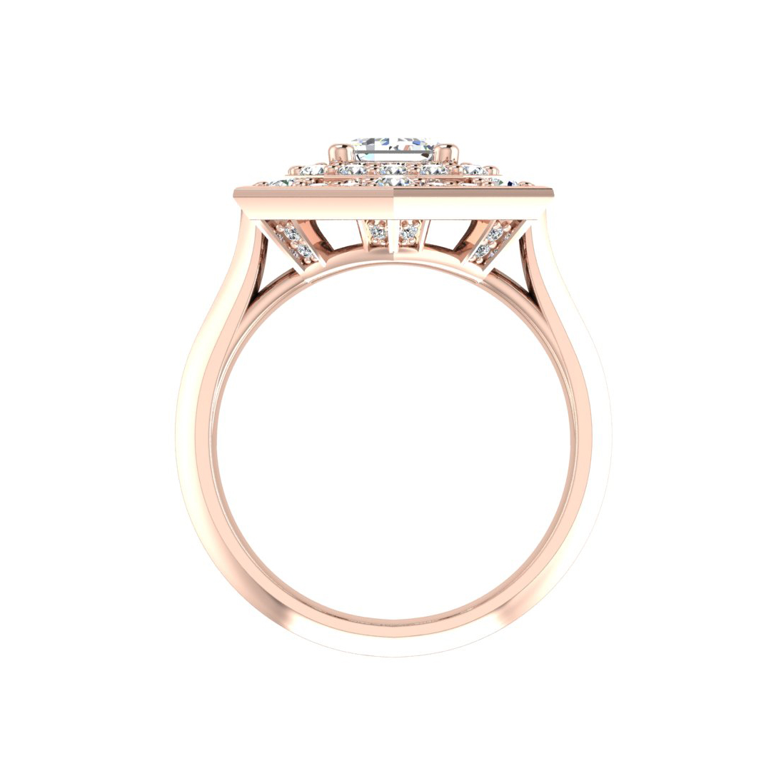 Haisley Halo Engagement Ring